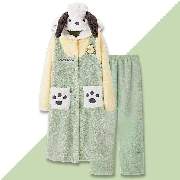 Qoo10] ポチャッコ サンリオ もこもこ パジャマ