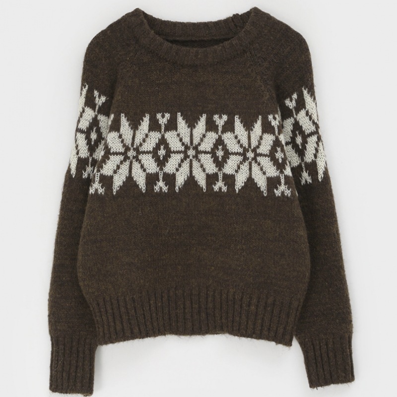 ブラックアップブランノンノルディックウールニット ブラックアップブランノンノルディックウールニット