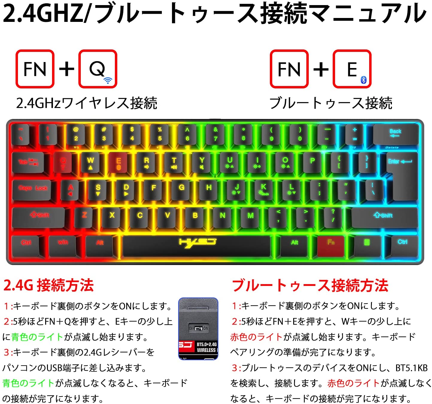 【本日限定価格】 ゲーミングキーボード 黒 PS4/スイッチに対応可能マウスパッド付き 5.0Blu