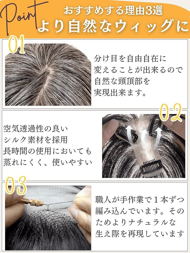 部分ウィッグ かつら ヘアピース ポイントウィッグ 白髪 グレイヘアー 女性 レディース 人毛mix ショート 前髪(白5黒5(人毛100%), グレイヘアーショート(ベース大)) 部分ウィッグ かつら ヘアピース ポイントウィッグ 白髪 グレイヘアー 女性 レディース 人毛mix ショート 前髪(白5黒5(人毛100%), グレイヘアーショート(ベース大))