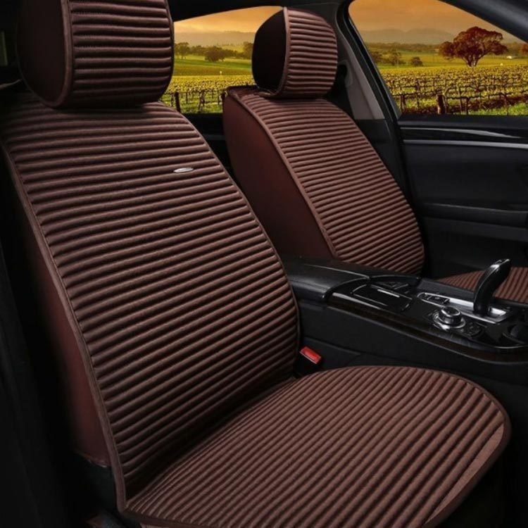 カーシートカバー5席フルセットフルカバーシートクッション涼しい熱発散蒸れない麻座布団カークッション汚