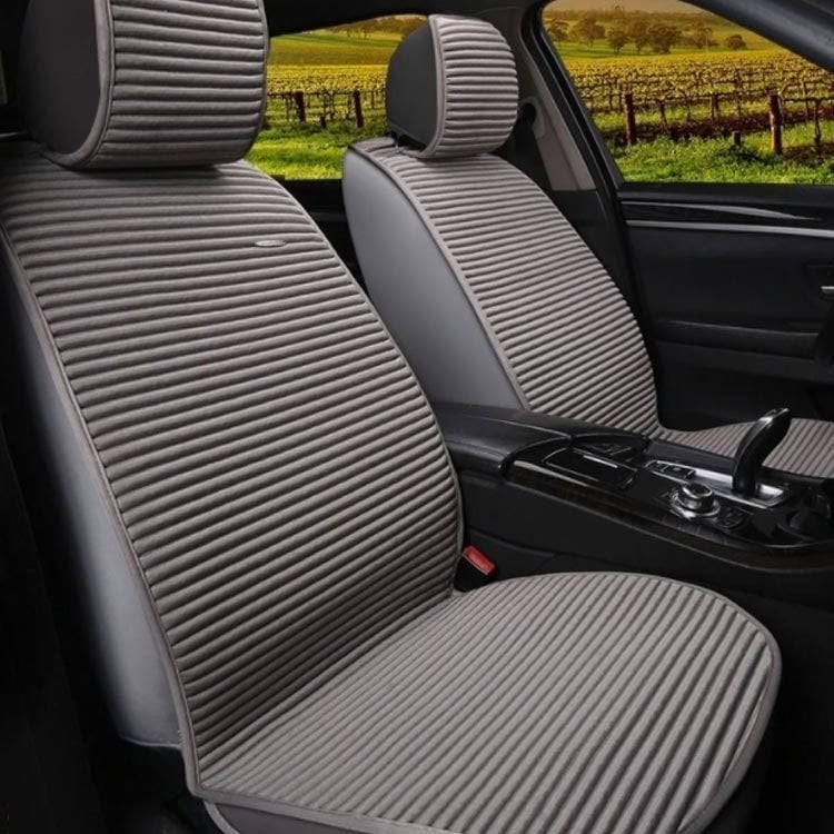 カーシートカバー5席フルセットフルカバーシートクッション涼しい熱発散蒸れない麻座布団カークッション汚
