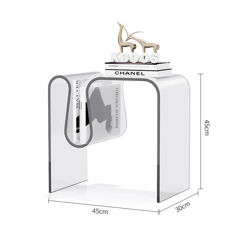 アクリル製のソファ用小さなサイドテーブルリビングのシンプルでモダンなクリエイティブなティーテーブル165740