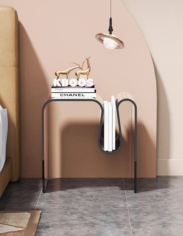 アクリル製のソファ用小さなサイドテーブルリビングのシンプルでモダンなクリエイティブなティーテーブル165740