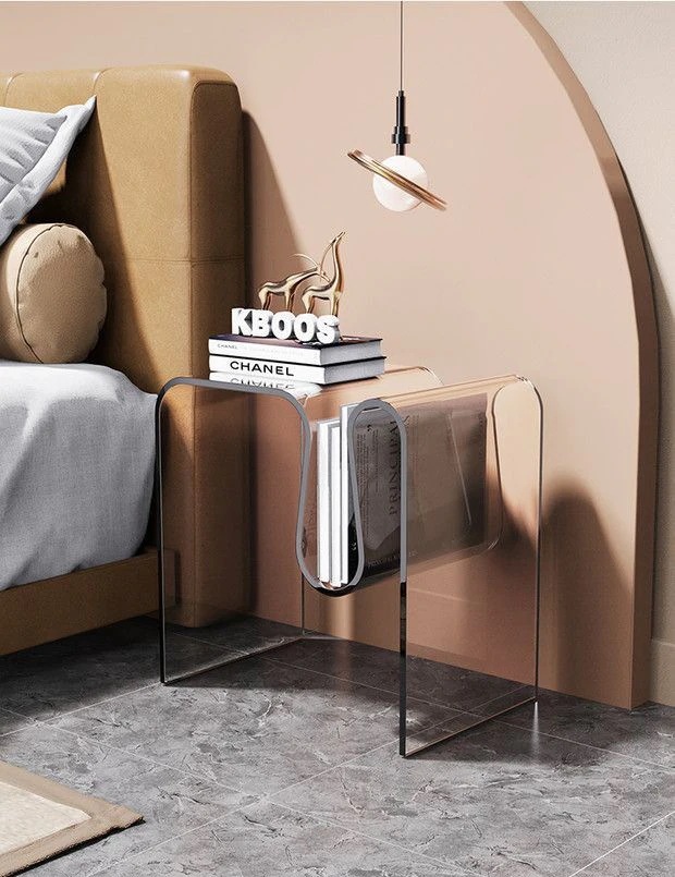 アクリル製のソファ用小さなサイドテーブルリビングのシンプルでモダンなクリエイティブなティーテーブル165740