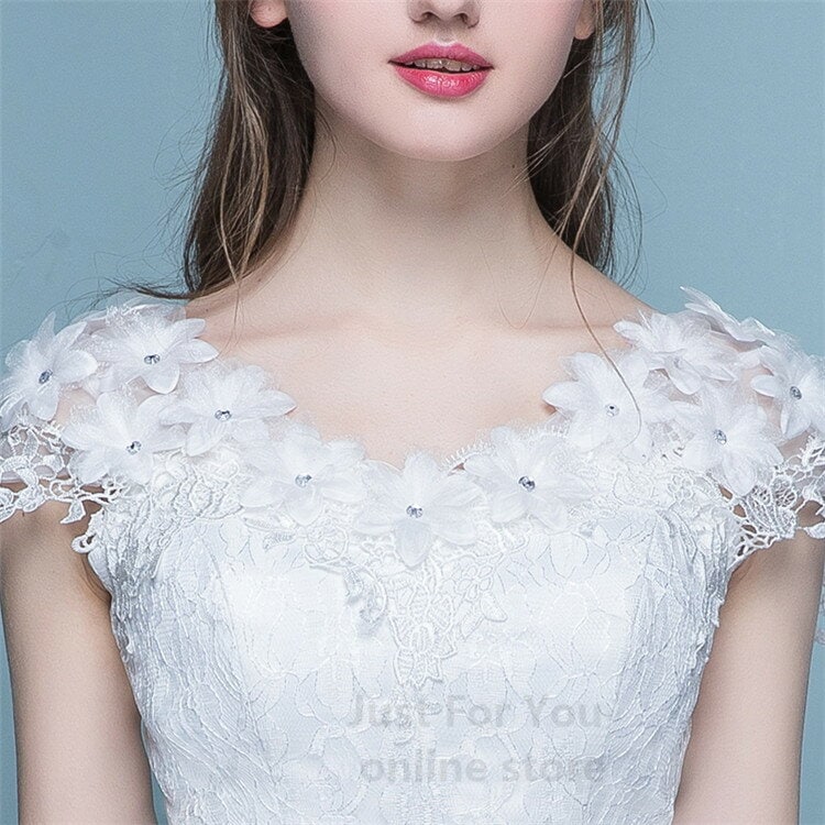 ウェディングドレス ロング丈 ウエディングドレス 白 ドレス 花嫁 二次会 結婚式 白ワンピース フォーマルドレス 編み上げタイプ 白