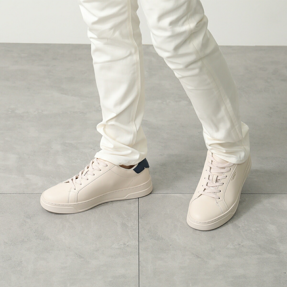COACH コーチ スニーカー HIGH LINE LTR SNK ハイ ライン CZ078 メンズ レザー ローカット ロゴ シューズ 靴 XJF/DEEP-BLUE/CHALK 【mega】 COACH コーチ スニーカー HIGH LINE LTR SNK ハイ ライン CZ078 メンズ レザー ローカット ロゴ シューズ 靴 XJF/DEEP-BLUE/CHALK 【mega】