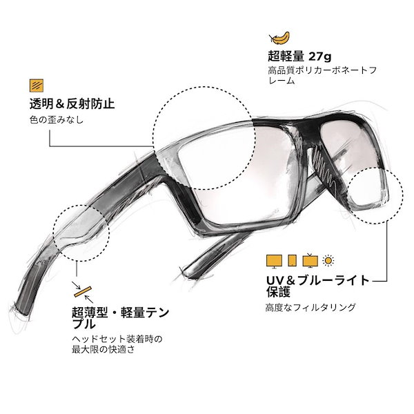 Qoo10] [Horus X] ゲーミンググラスブル