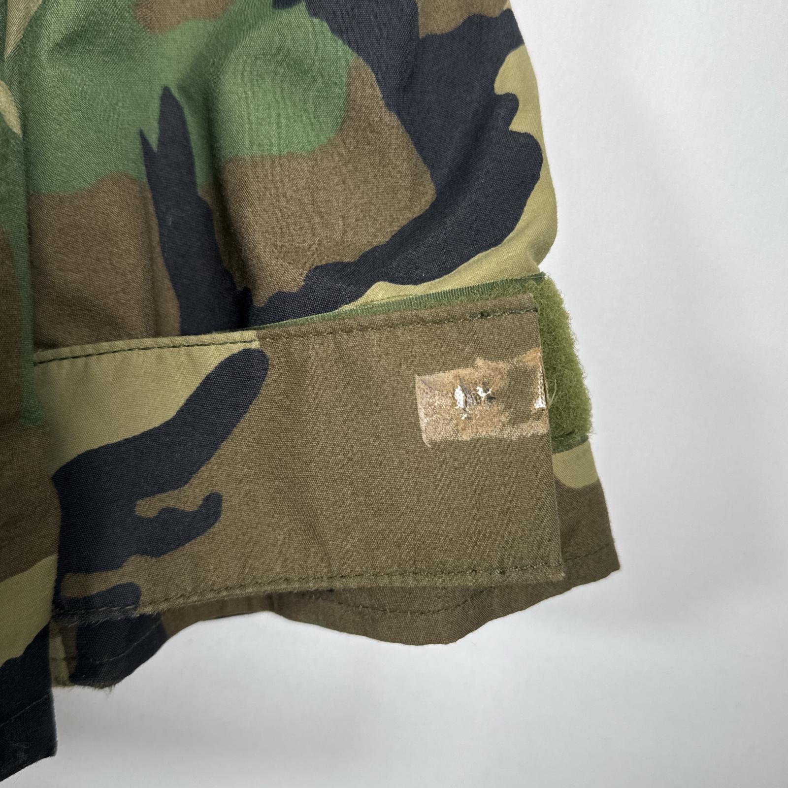 古着 90s/90年代 ヴィンテージ ミリタリージャケット ECWCS GORE-TEX ウッドランドカモ ゴアテックスパーカー 米軍 実物 large long メンズ