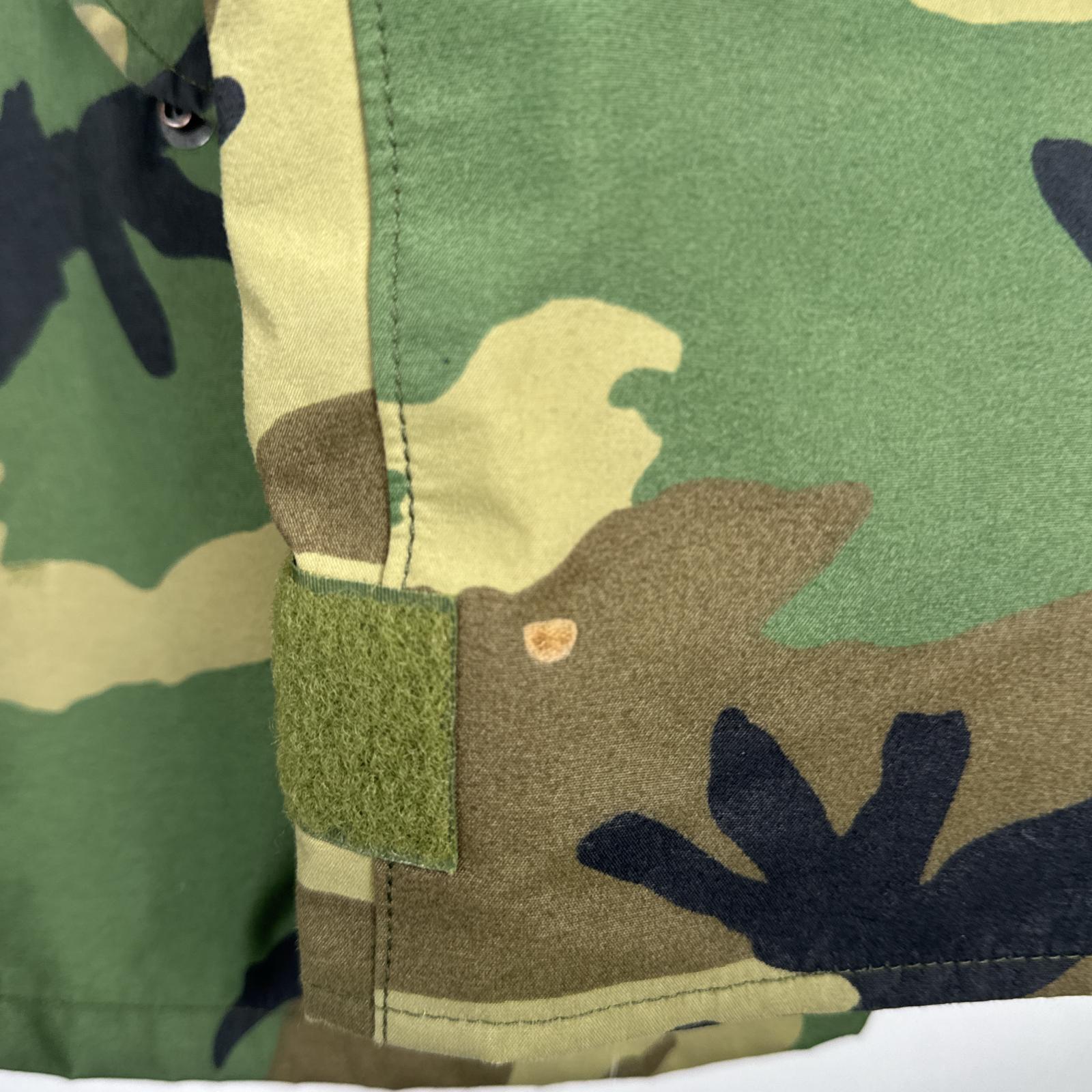 古着 90s/90年代 ヴィンテージ ミリタリージャケット ECWCS GORE-TEX ウッドランドカモ ゴアテックスパーカー 米軍 実物 large long メンズ