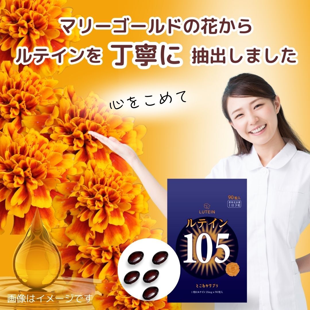 【10個セット】 ルテイン105mg 高濃度の安心 ゼアキサンチン5mg 1日3粒 90粒入 サプリ 3粒で105mg 1粒で35mg 目のケア 大容量 高コスパ 【見る】をサポート 【10個セット】 ルテイン105mg 高濃度の安心 ゼアキサンチン5mg 1日3粒 90粒入 サプリ 3粒で105mg 1粒で35mg 目のケア 大容量 高コスパ 【見る】をサポート