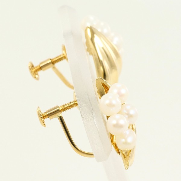 K18 18金 YG イエローゴールド イヤリング パール(真珠) ジュエリー 中古 K18 18金 YG イエローゴールド イヤリング パール(真珠) ジュエリー 中古