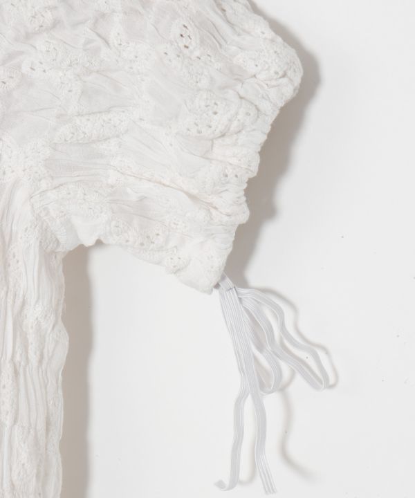 フレンチレースギャザーブラウス フレンチレースギャザーブラウス