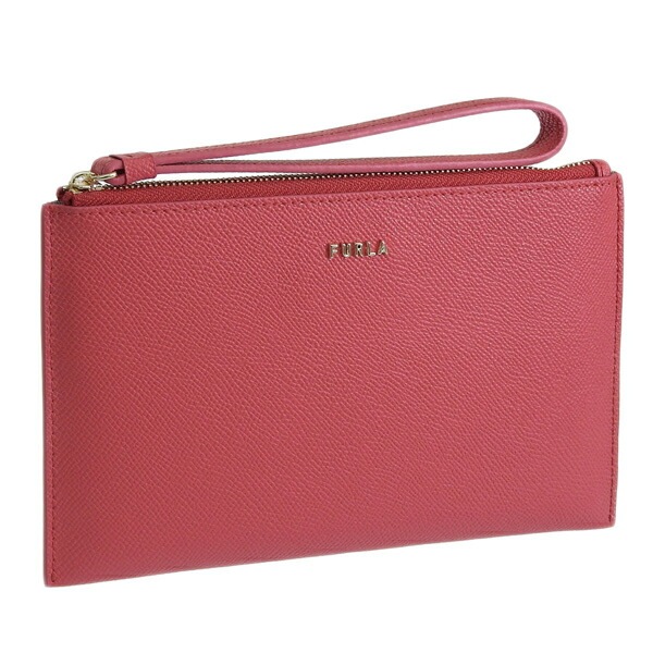 フルラ 小物 レディース ポーチ ミニクラッチ アウトレット レザー レッド CLASSIC XL ENVELOPE WE00256BX03062781S FURLA