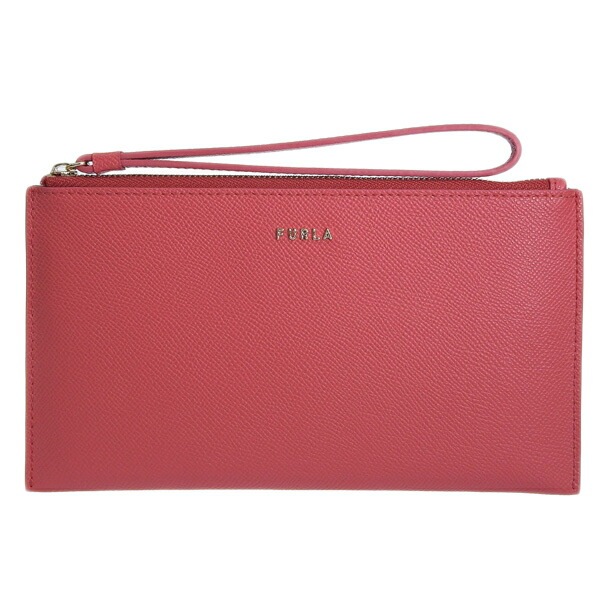 フルラ 小物 レディース ポーチ ミニクラッチ アウトレット レザー レッド CLASSIC XL ENVELOPE WE00256BX03062781S FURLA