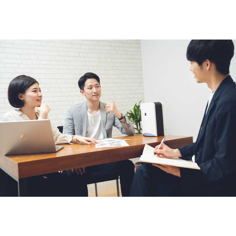 NIKKISO　空間除菌消臭装置 Aeropure（エアロピュア）series S 空気清浄:8畳まで ホワイト　AN-JS1