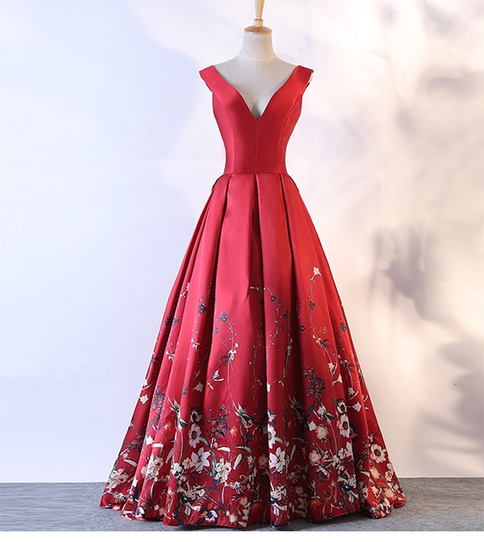 パーティードレス 演奏会 カラードレス ロングドレス イブニングドレス Aライン ロング丈 赤 紺 パーティードレス 演奏会 カラードレス ロングドレス イブニングドレス Aライン ロング丈 赤 紺