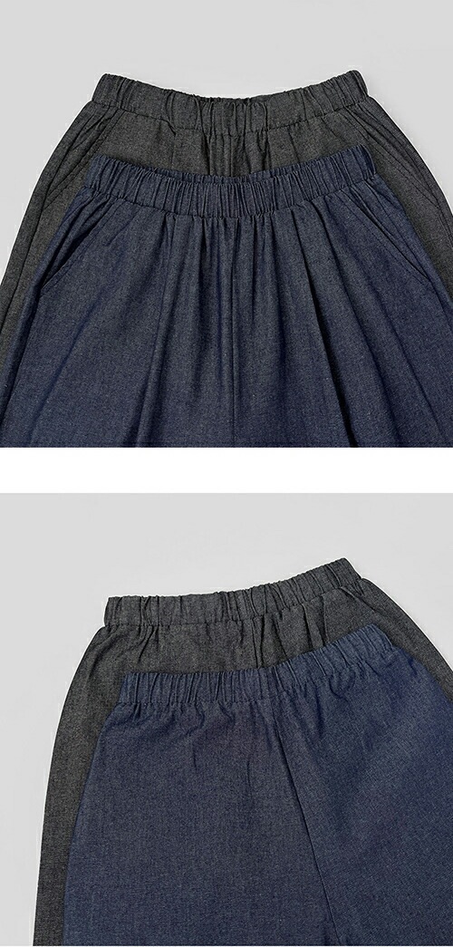 [メガ割りSALE]デニムフレアキャミソール&ワイドパンツSET・p667186