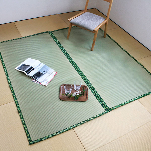ラグ い草上敷 伊勢 江戸間 引目 2畳 ラグ い草上敷 伊勢 江戸間 引目 2畳
