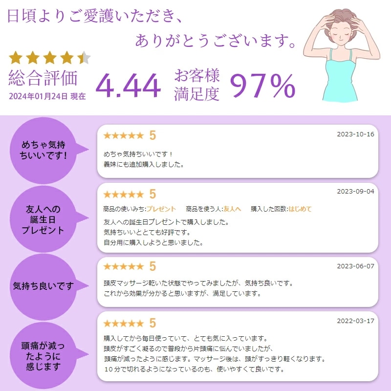 頭皮マッサージ ヘッドマッサージ機 頭皮ケア IPX7防水 全身マッサージ 母の日ギフト 乾湿両用 USB充電 静音 携帯便利 プレゼント 日本語説明書 快感ヘッドスパ X 頭皮マッサージ器 フェイス