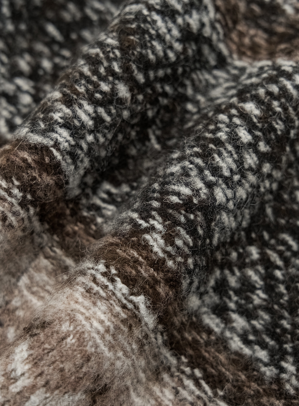 人気★ SATUR ★NORDIC KNIT BEANIE SATUR】 NORDIC KNIT BEANIE : BROWN