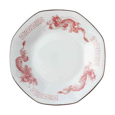 Qoo10] 八角皿 プレート 19cm チャーハン皿 : キッチン用品