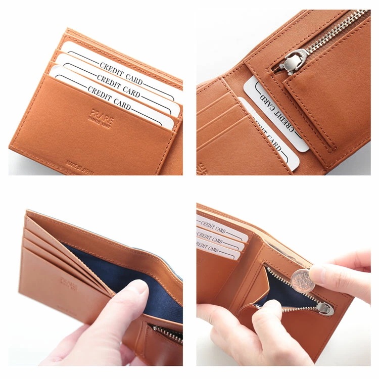 [PRAIRIE]コードバンレザー二つ折り財布