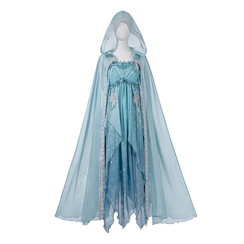 正規品デザイン海霊lolitaロリータcos要素ワンピースマント女性