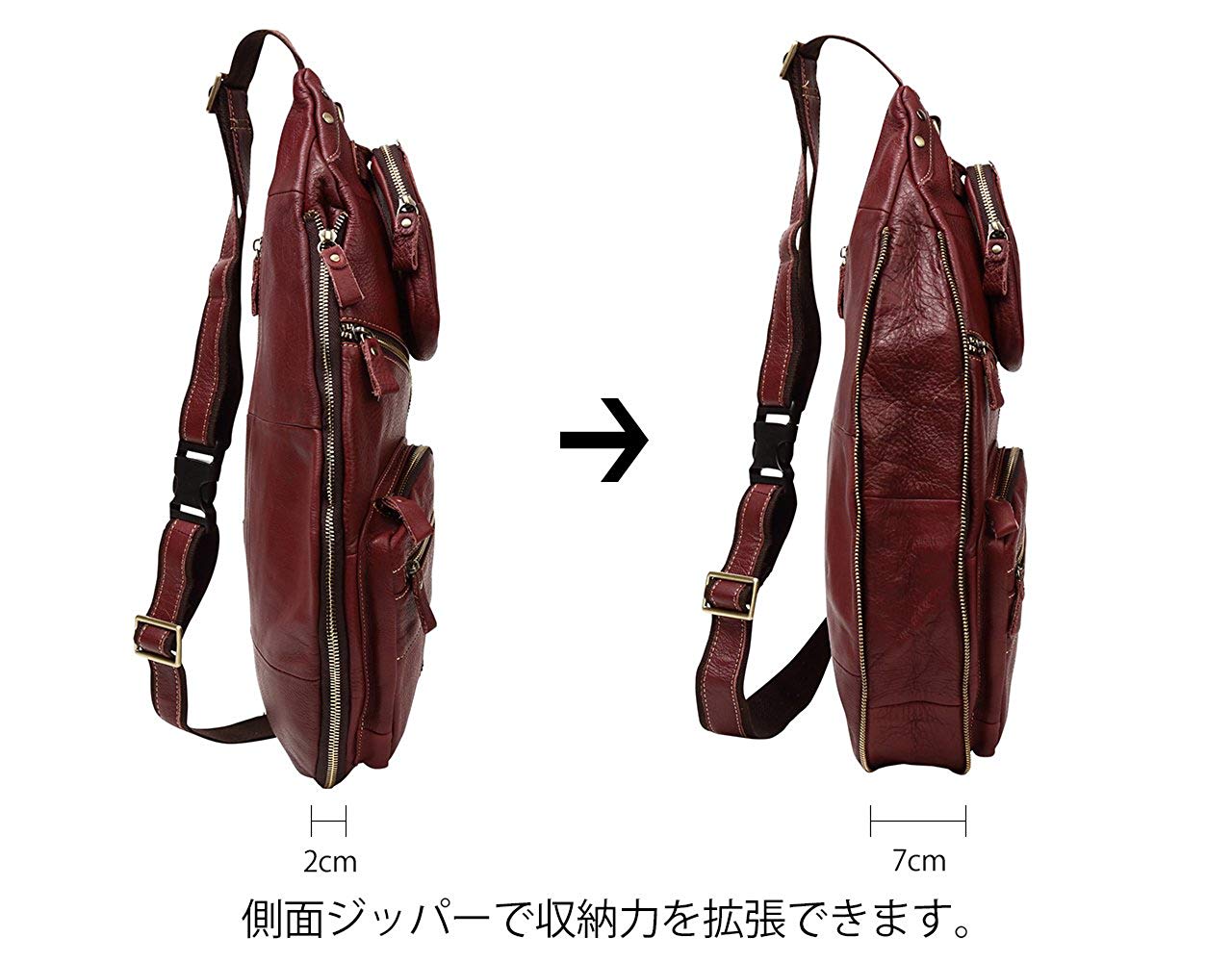 ボディバッグ 本革 レザー ショルダーバッグ 斜めがけ メンズ レディース バッグ 全3色 ブラウン ブラック レッド ボディバッグ 本革 レザー ショルダーバッグ 斜めがけ メンズ レディース バッグ 全3色 ブラウン ブラック レッド