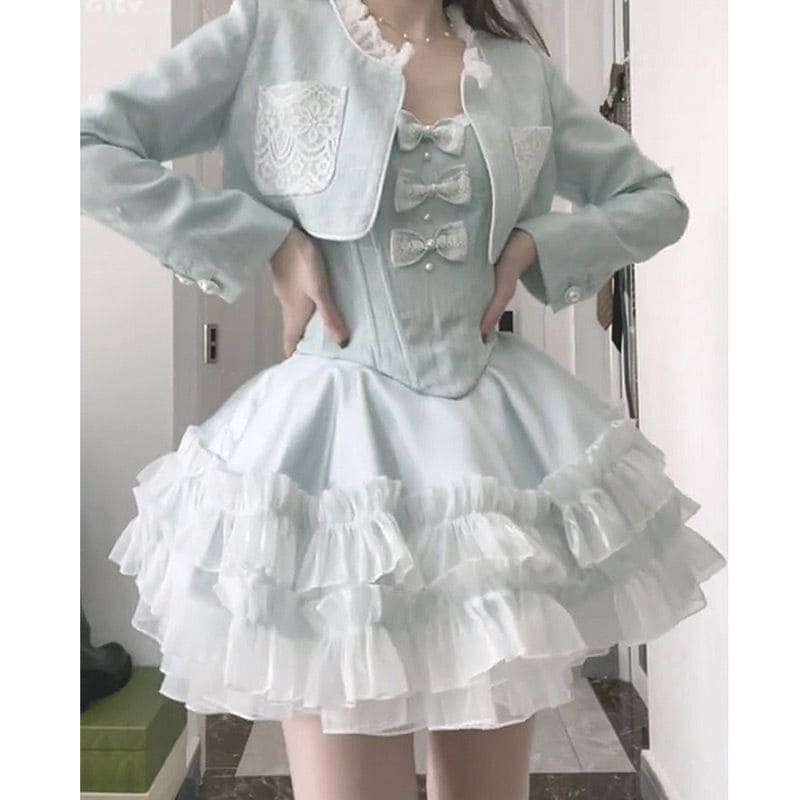 [急速出荷]パーティードレス スーツスカートレディース新型高級感ショート丈コートプリンセススカート 秋(最安値保証)