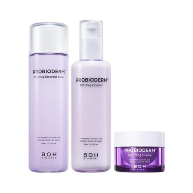【NEW】 プロバイオダム 3Dリフティング スキンケア3種 (エッセンシャル トナー 150ml+エマルジョン 150ml+クリーム 15ml)