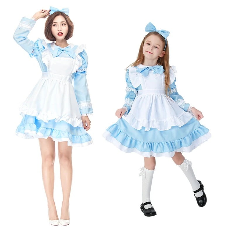 ハロウィン アリス 衣装 コスプレ コスプレ ロリータ プリンセス ドレス 大人 小さい 清楚 メイド服