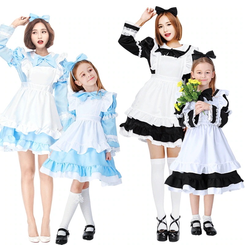 ハロウィン アリス 衣装 コスプレ コスプレ ロリータ プリンセス ドレス 大人 小さい 清楚 メイド服