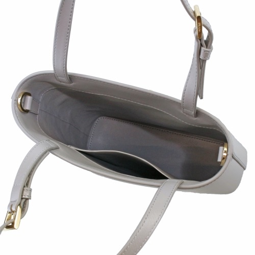 PRADA 1BA401-SPAZZOLATO OOO/NUBE プラダ 2WAYバッグ レザー グレー/ゴールド PRADA 1BA401-SPAZZOLATO OOO/NUBE プラダ 2WAYバッグ レザー グレー/ゴールド