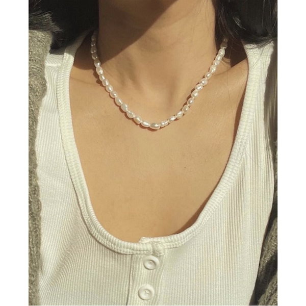 【新品未使用】テテ愛用 justLoveR.(ジャストラバー) パールネックレス BTS テテが愛用している可愛いパールネックレスが日本でも発売決定