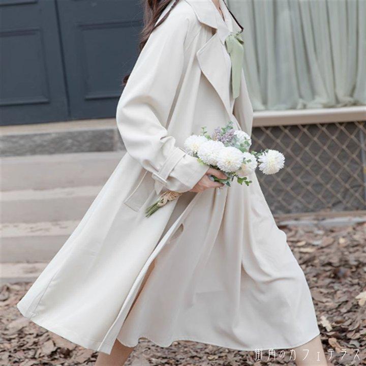 アウター 羽織り トレンチ 袖あり 長袖 Vネック Aライン フレア ロング ミモレ ポケット 薄手生地 かわいい 大人可愛い 大人女子 こなれ感 シンプル カジュアル アウター 羽織り トレンチ 袖あり 長袖 Vネック Aライン フレア ロング ミモレ ポケット 薄手生地 かわいい 大人可愛い 大人女子 こなれ感 シンプル カジュアル