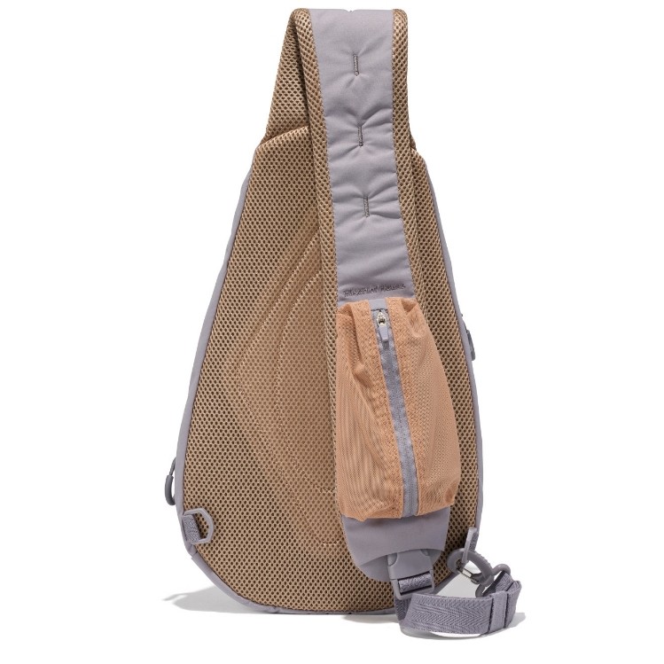 RHOMBUS POCKET SLING BAG (KHAKI BEIGE/BLUE GREY) RHOMBUS POCKET SLING BAG (KHAKI BEIGE/BLUE GREY)