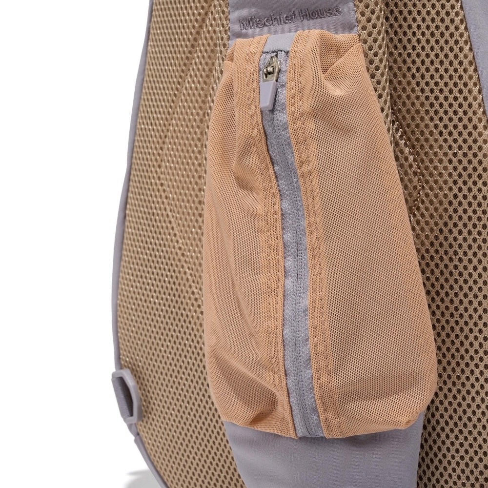 RHOMBUS POCKET SLING BAG (KHAKI BEIGE/BLUE GREY) RHOMBUS POCKET SLING BAG (KHAKI BEIGE/BLUE GREY)
