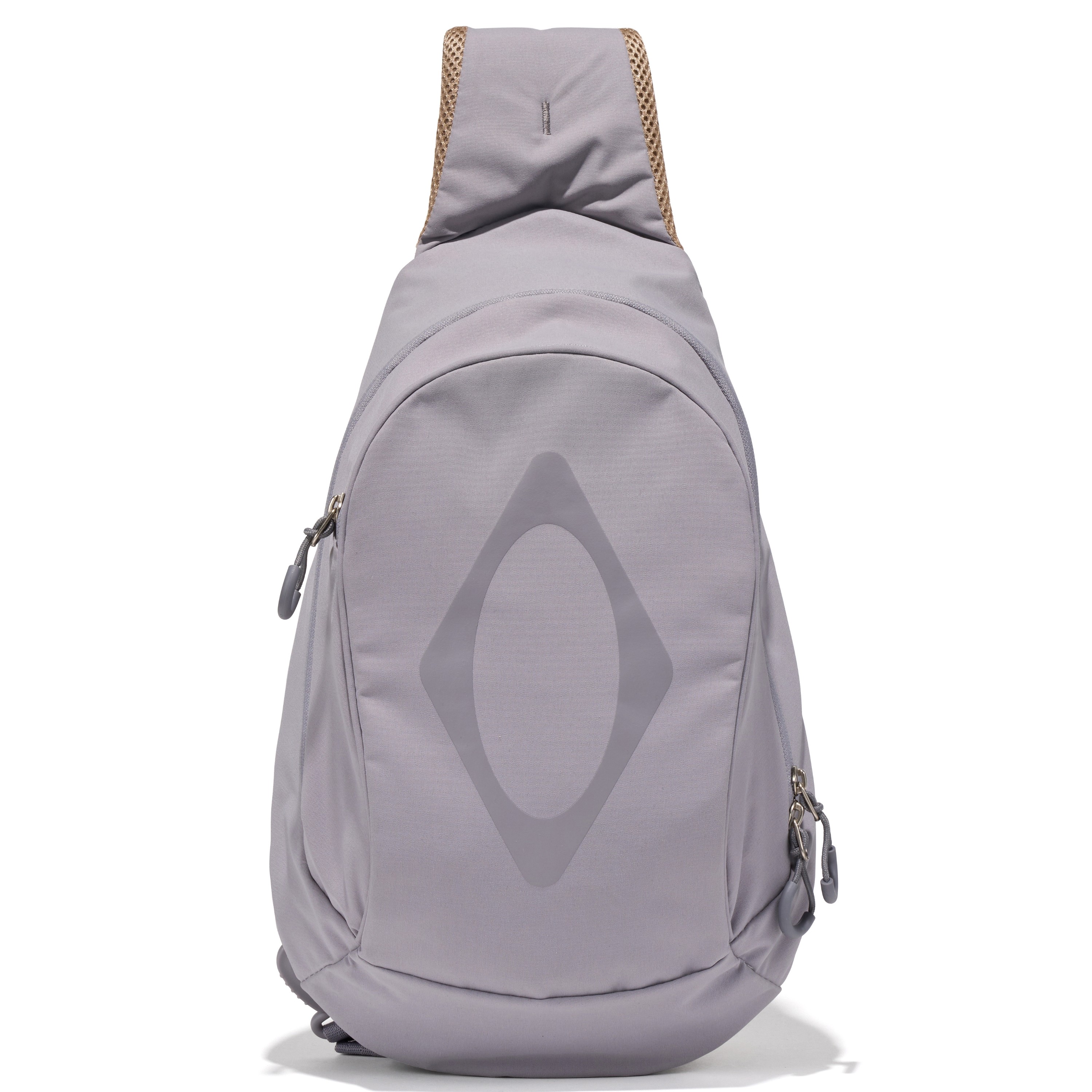 RHOMBUS POCKET SLING BAG (KHAKI BEIGE/BLUE GREY) RHOMBUS POCKET SLING BAG (KHAKI BEIGE/BLUE GREY)