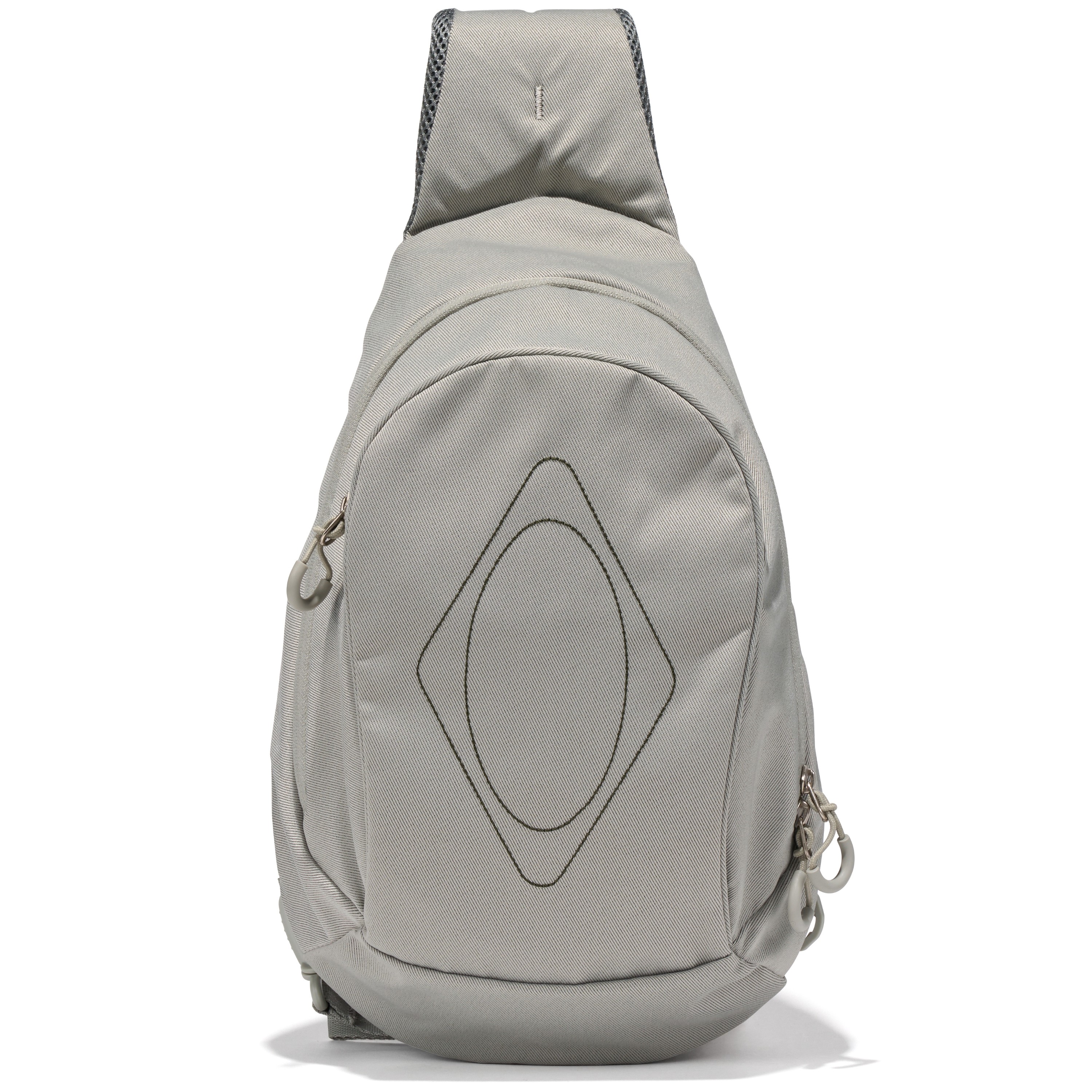 RHOMBUS POCKET SLING BAG (KHAKI BEIGE/BLUE GREY) RHOMBUS POCKET SLING BAG (KHAKI BEIGE/BLUE GREY)