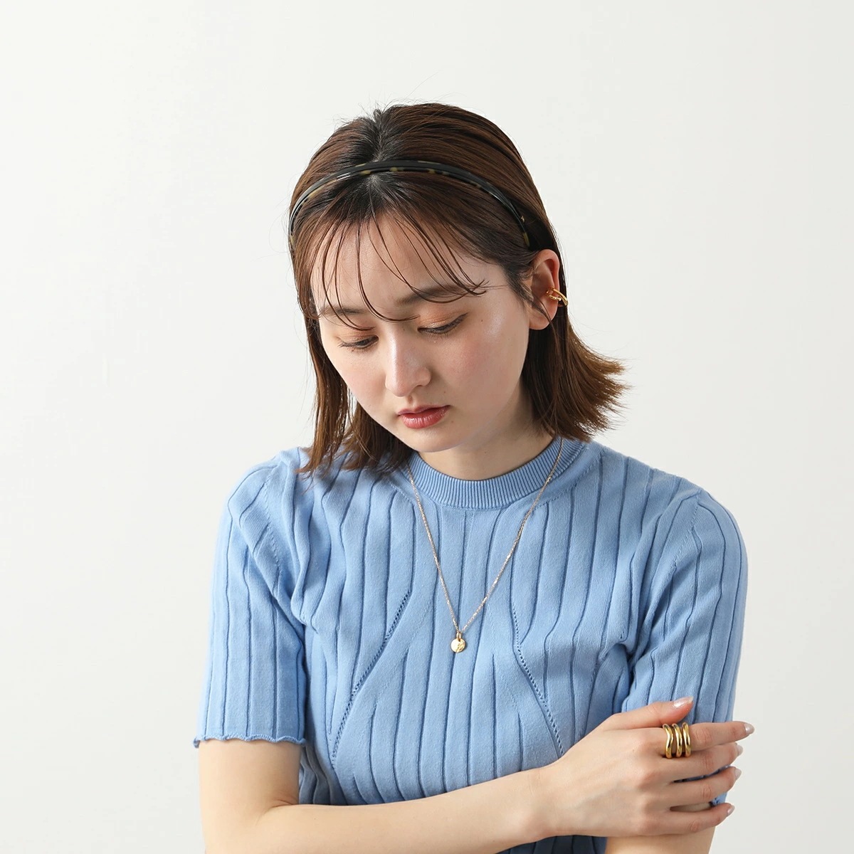 ALEXANDRE DE PARIS アレクサンドル ドゥ パリ カチューシャ AHB-14279-02P23 レディース ヘアアクセサリー NT-NOIR-TOKYO
