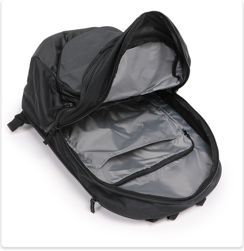 TEAMFINAL バックパック 45L メンズ/レディース/中学生/高校生/大学生 リュックサック ブラック/グレー 079267