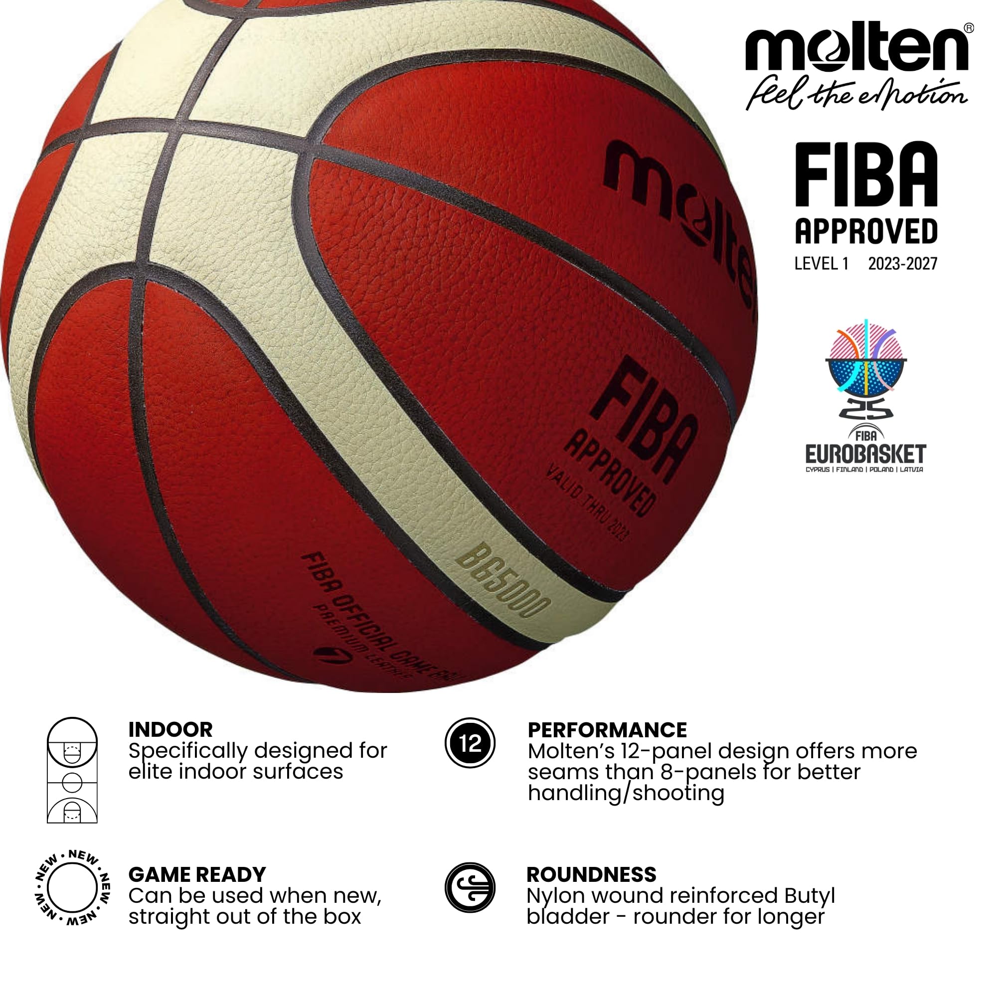 バスケットボール 天然皮革 貼り 6号球 一般・大学生・高校生・中学生女子用 国際公認球 検定球 BG5000 B6G5000 ブラウン バスケットボール 天然皮革 貼り 6号球 一般・大学生・高校生・中学生女子用 国際公認球 検定球 BG5000 B6G5000 ブラウン