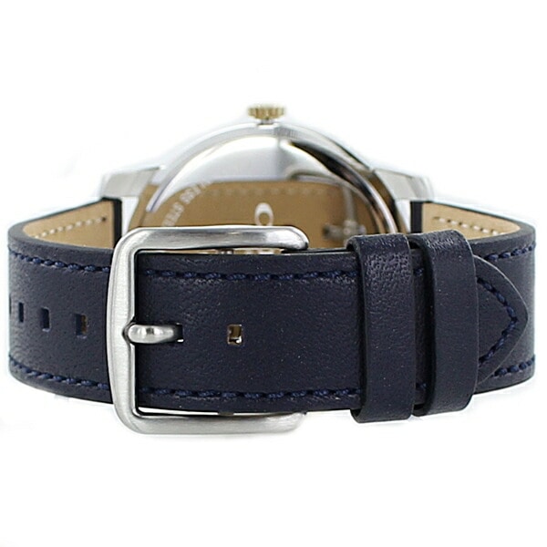 シンプル 定番ウォッチに 大人 スーツ カジュアルにも ネイビー メンズ 腕時計 手表 贈り物に コーチ BLEECKER ブリーカー 14602343 誕生日プレゼント ポイント消化