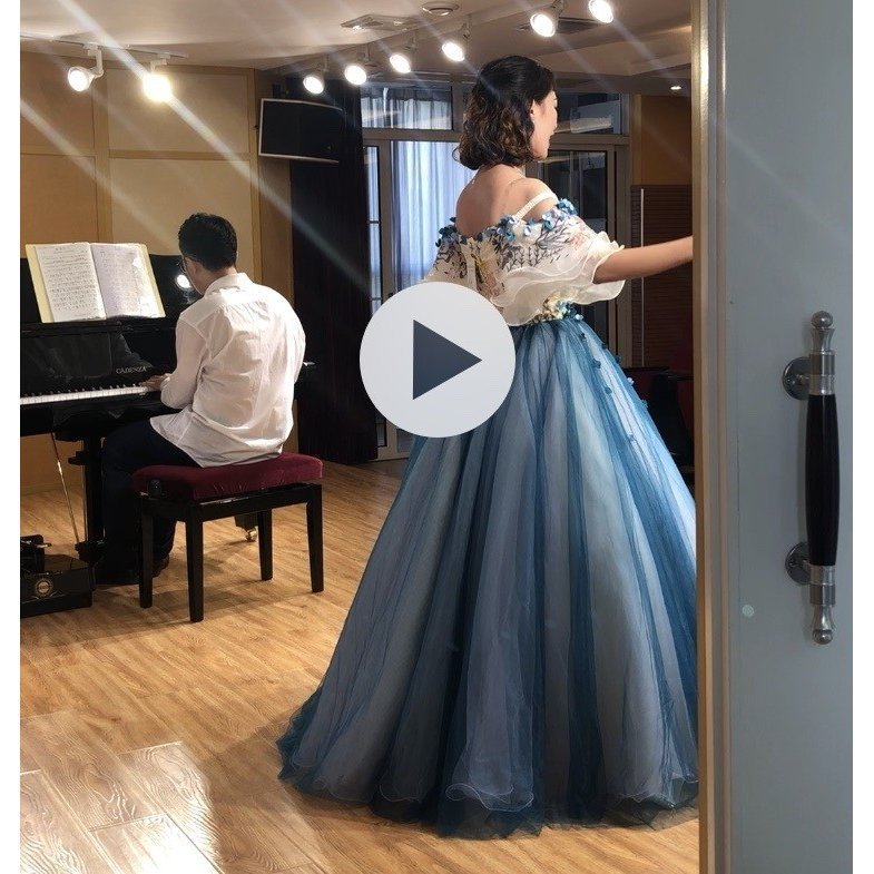 カラードレス 安い 発表会ドレス 花嫁 プリンセスライン ロングドレス 二次会 結婚式 ウエディング