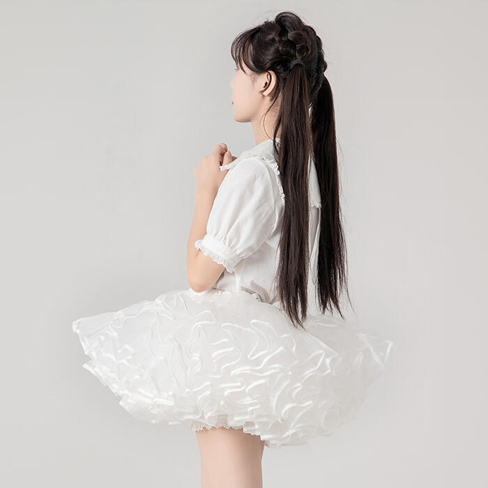 【急速出荷】フリルいっぱい パニエ ホワイト ブラック ミニ丈 30cm丈 ロリータ 多層オーガンジー ボリューム コスプレ ステージ衣装 ダンス衣装 超ミニ ショート丈 フリル ふわふわ チュチュス 【急速出荷】フリルいっぱい パニエ ホワイト ブラック ミニ丈 30cm丈 ロリータ 多層オーガンジー ボリューム コスプレ ステージ衣装 ダンス衣装 超ミニ ショート丈 フリル ふわふわ チュチュス