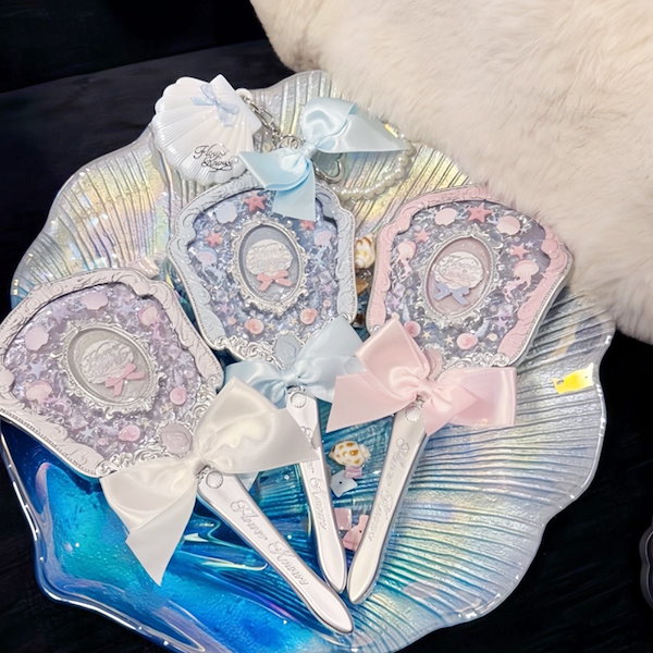 Flower Knows 手持ちミラー スイートベア 3個セット Qoo10