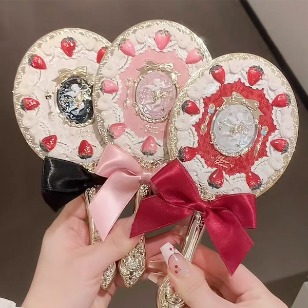 新品　チョコレートハンドミラー Qoo10] FLOWER KNOWS 【急速出荷 限定新作登場】ハンドミラー