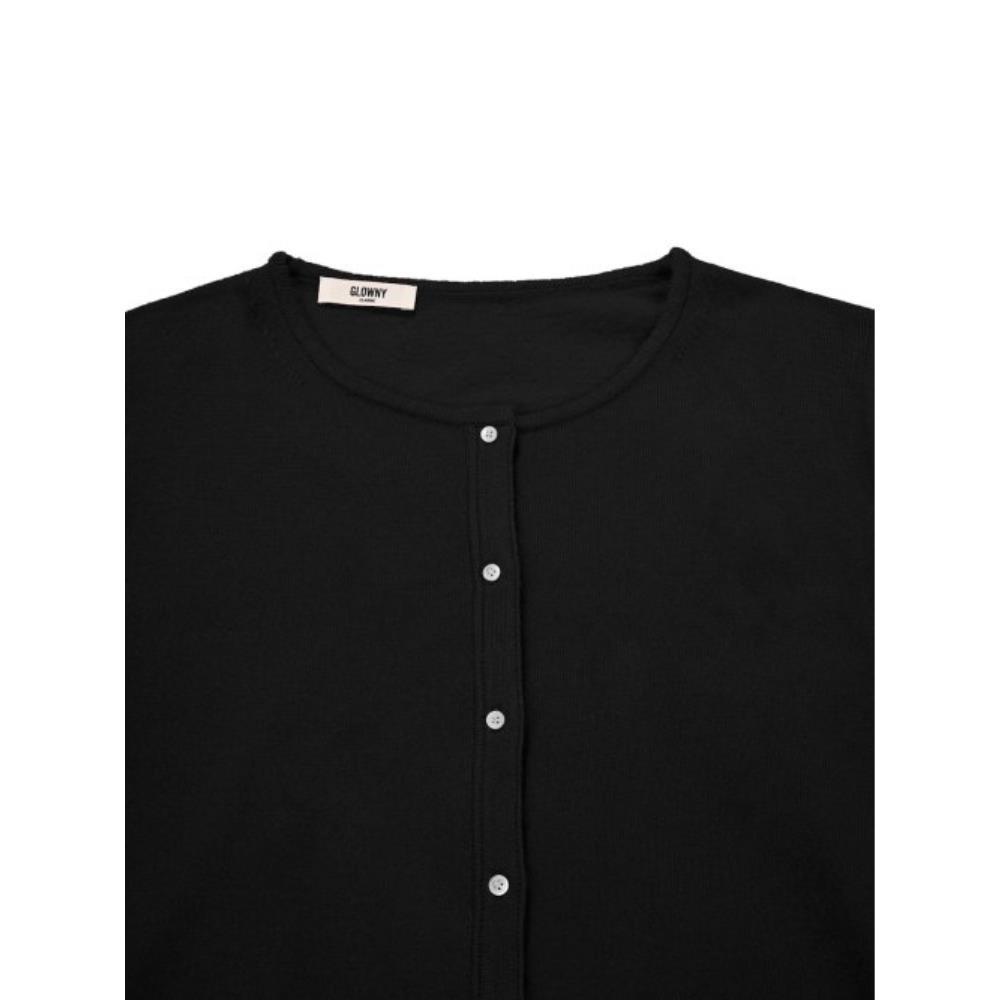 GLOWNY G CLASSIC STANDARD FIT CARDIGAN BLACK GY24CLACD00 GLOWNY G CLASSIC STANDARD FIT CARDIGAN BLACK GY24CLACD00