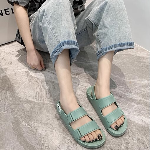 レディース サンダル 3cm フラット スポーティサンダル 美脚 かわいい 大人可愛い シンプル カジュアル おしゃれ かっこいい レトロ スポーティー マニッシュ ボーイッシュ ラフ ルーズ 存在感